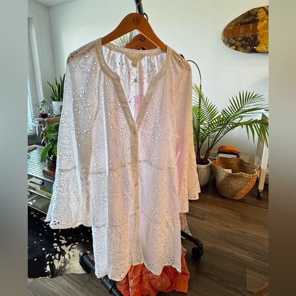 Lilly Pulitzer Other - Lilly Pulitzer Brailey Eyelet Cover Up